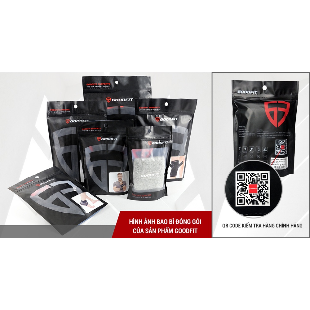 Bó gối thể thao, băng đầu gối Goodfit GF511K co giãn 4 chiều dày dặn, bảo vệ gối khi chơi thể thao