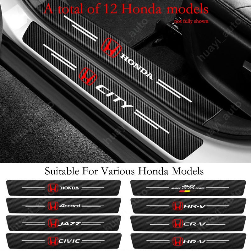 HONDA Miếng Dán Chống Trầy Chống Thấm Nước Cho Accord Br-v Cr-v Mugen Power Mobilio Hr-v Fit Brio Jazz Civic City
