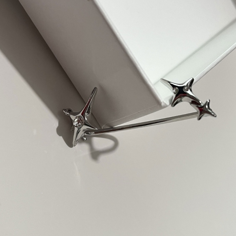 Fashion Star Clip Earrings Ear Cuff for none-Pierced Ears Cartilage Jewelry