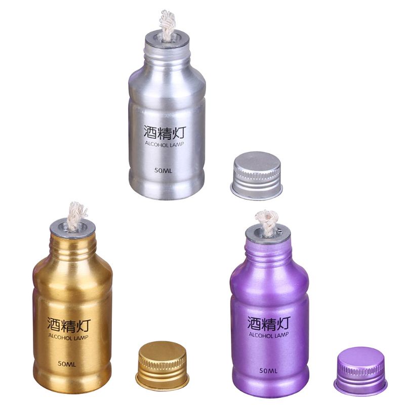 Da Di Động Mini 50ml Hợp Kim Nhôm Cho Đèn Đốt Hóa Học Thiết Bị Phòng Thí Nghiệm Dụng Cụ Làm Nóng