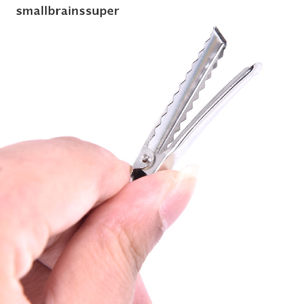 Set 50 Kẹp Tóc Cá Sấu Bằng Kim Loại Có Răng Kẹp DIY SBS