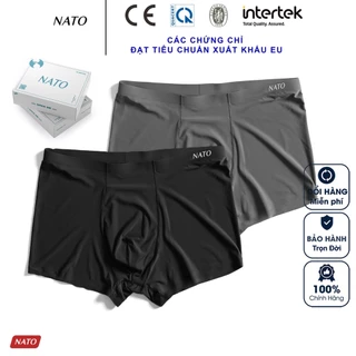 COMBO Quần Lót Boxer Nam Boxx Vải Lụa Băng Tự Nhiên 100% Thun Lạnh Cao Cấp Quần Sịp Nam Trơn Nato