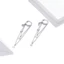 Bamoer 1 Cặp Bông Tai Bạc sterling 925 Kiểu Cổ Điển Nhiều Kiểu Dáng Thời Trang Dành Cho Nữ