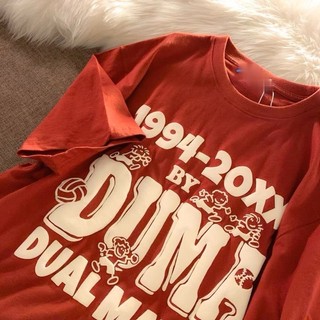 Áo thun tay lỡ from rộng nam nữ in Chữ nổi DUMA 1994 unisex