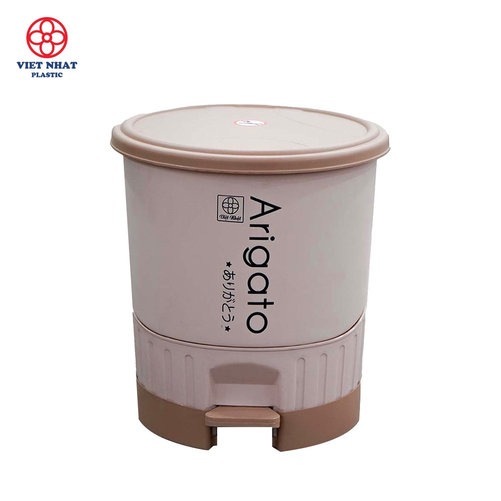 Thùng (Bật) rác nhựa đạp chân thông minh 8.5Lít Nhựa Việt Nhật Cao Cấp 8022 AMIZIN