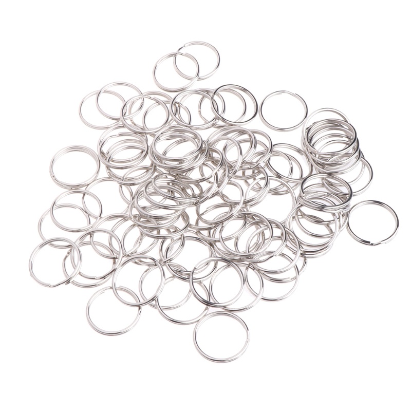 Tốt nhất 100 Chiếc Móc Khóa Inox Vòng Tròn Chia Khóa Chia Chia Nhẫn Móc Khóa Nhỏ