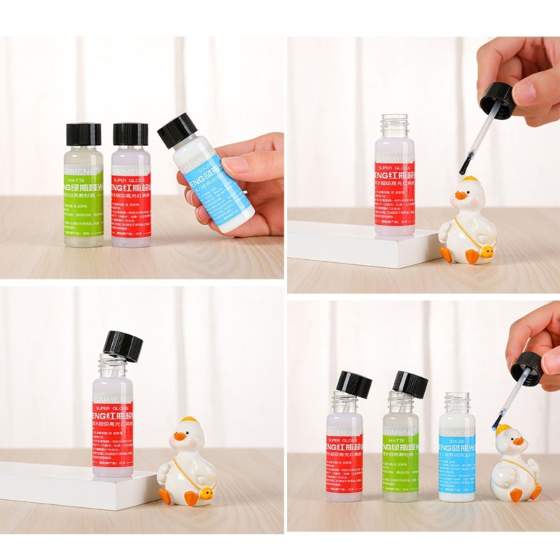 Sela Gloss Finish Coating cho đá Nhựa Đất sét Gỗ Gốm Thân thiện với môi trường Bóng bảo vệ Topcoat Matte Finishing