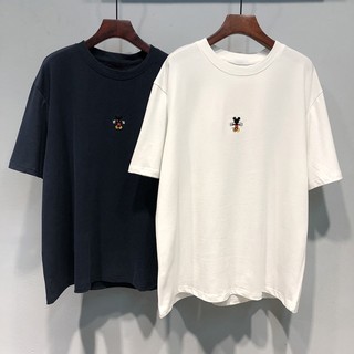 Áo thun HIIXIIVI cotton tay ngắn dáng suông in họa tiết trẻ trung thời trang unisex size 5XL