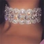 Vòng Cổ Choker Ngắn Đính Đá Pha Lê Phong Cách Âu Mỹ Thời Trang