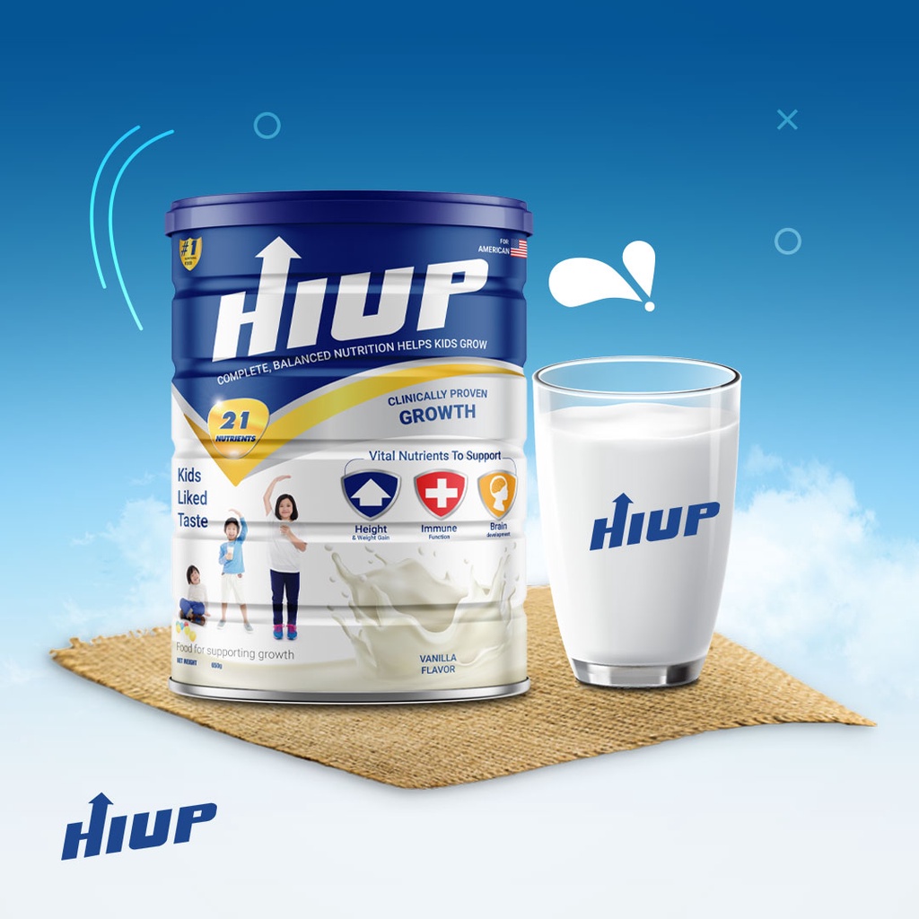 Sữa tăng chiều cao cho trẻ Hiup combo 6 hộp