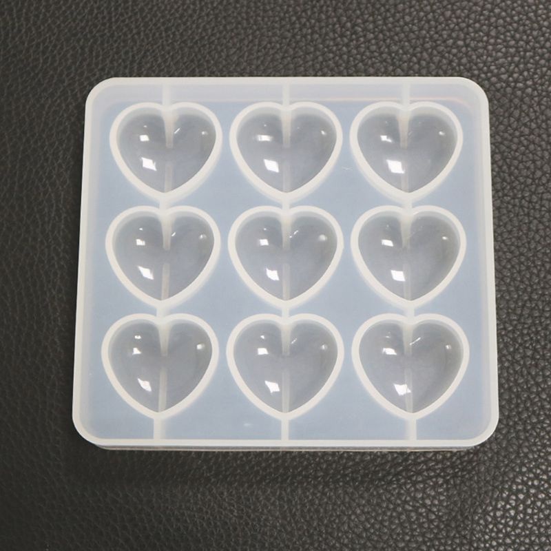 KIKIN Valentine Trái Tim Tình Yêu Khuôn Silicon Kẹo Chocolate Fudge Khuôn Món Tráng Miệng Khuôn Đất Sét Nhựa Thạch Cao Khuôn Tái Sử Dụng Không st
