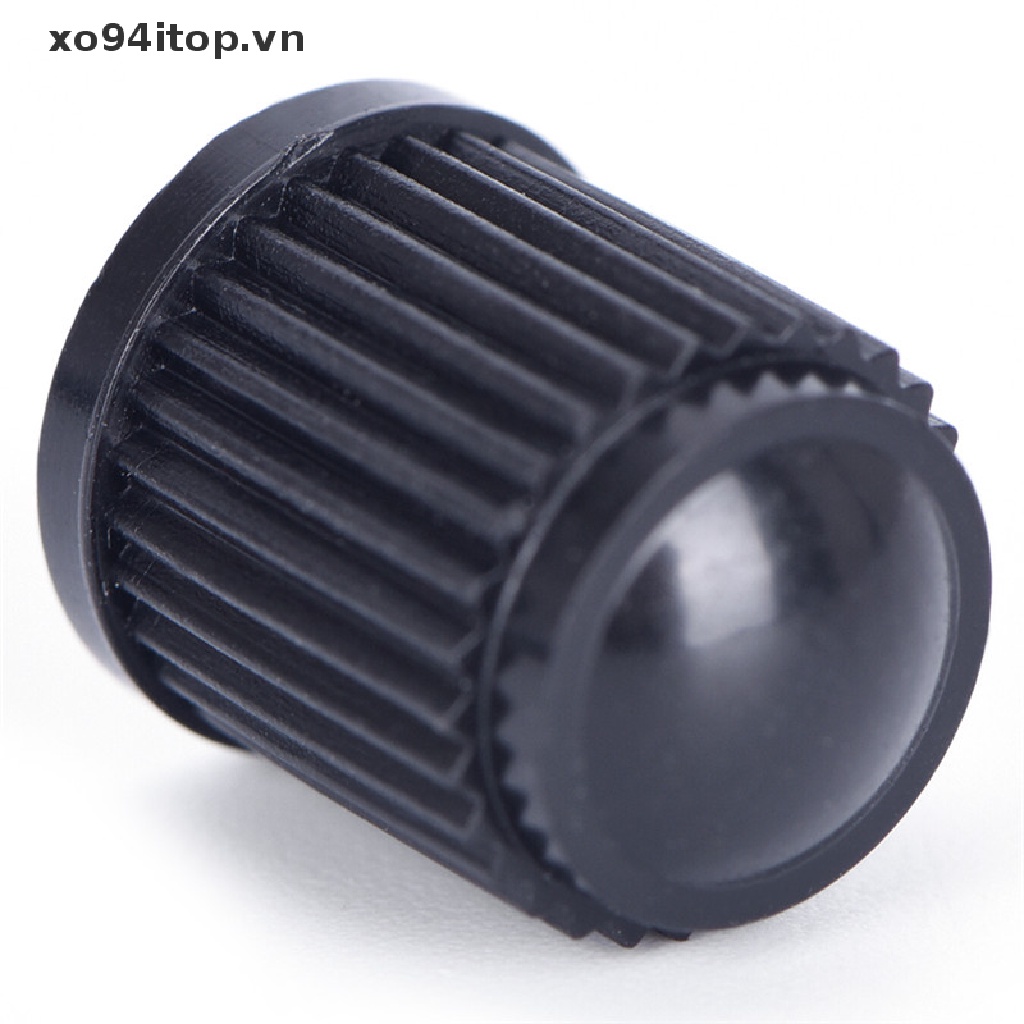Set 50 Nắp Van Bánh Xe Hơi / Xe Tải Bằng Nhựa Màu Đen Chống Bụi