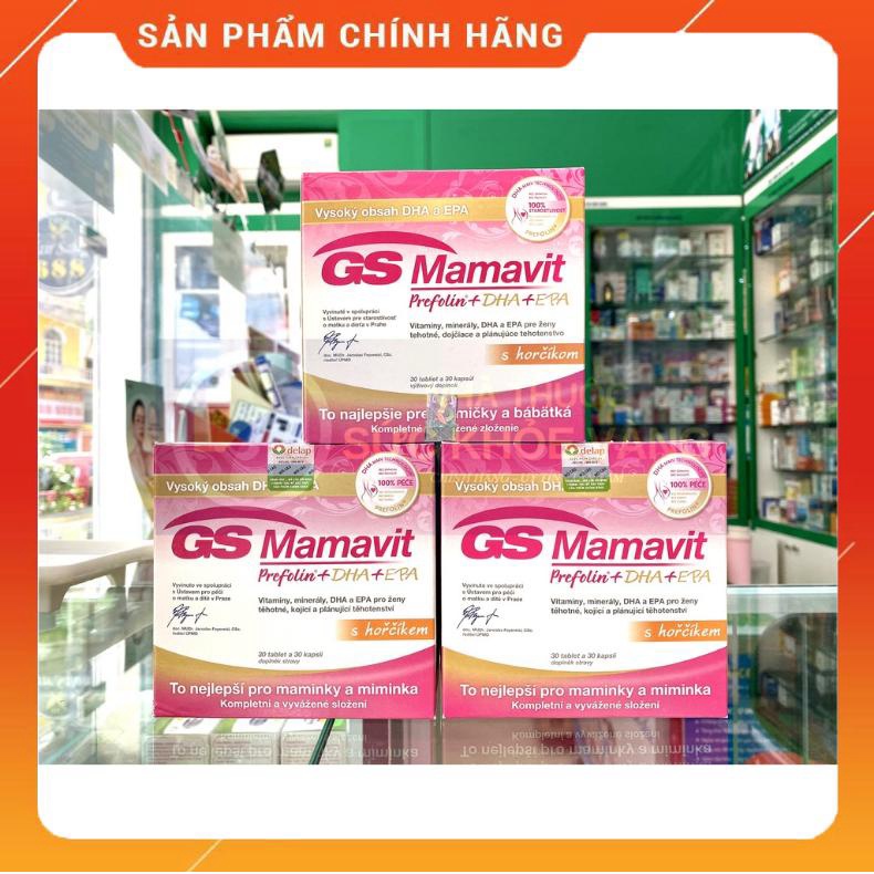 GS Mamavit Prefolin Prefolin - Viên Uống Bổ Bầu, Hỗ Trợ Bổ Sung Dưỡng ...