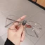 Gọng kính cận nữ nam cao cấp phong cách Hàn Quốc mắt kính cận không độ chống tia UV thời trang giá rẻ ABICA 134