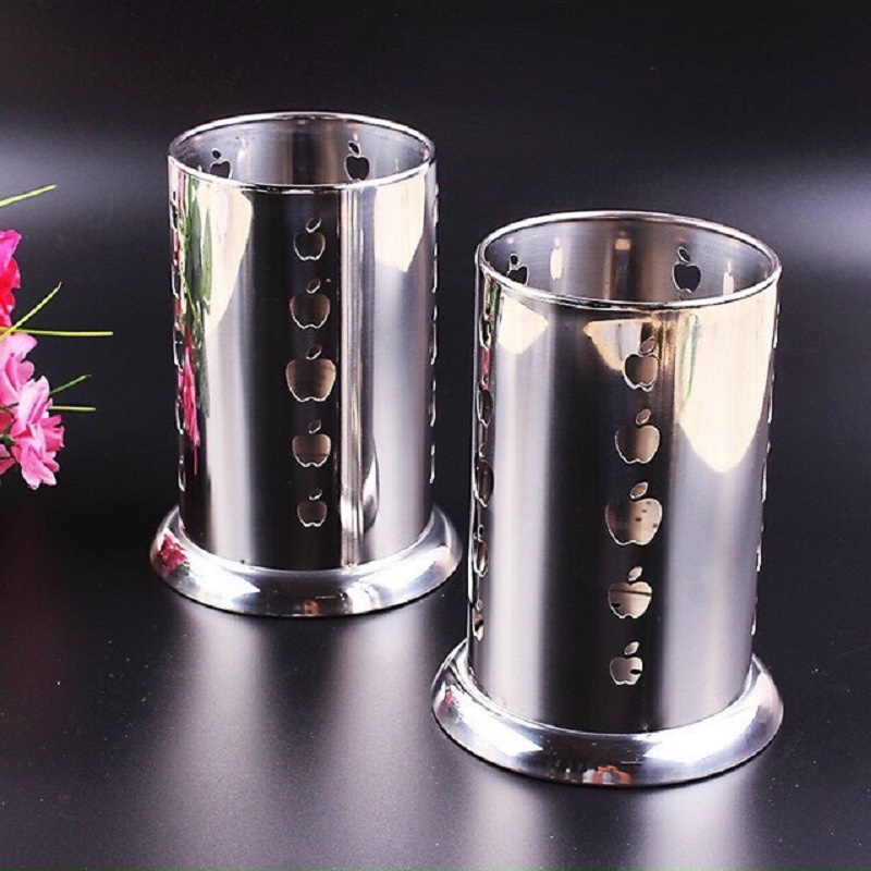 Hộp đựng đũa muỗng bằng INOX 304 🌳PHAMNGHIEP36🌳Trụ đựng đũa bằng Inox 304 Cao Cấp dành cho nhà bếp