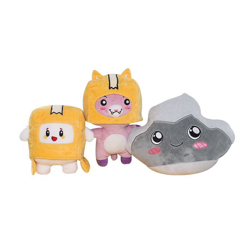 Foxy Lankybox Boxy Rocky Sang Trọng Đồ Chơi Nhồi Bông Mềm Trẻ Em Trò Chơi Hình Búp Bê