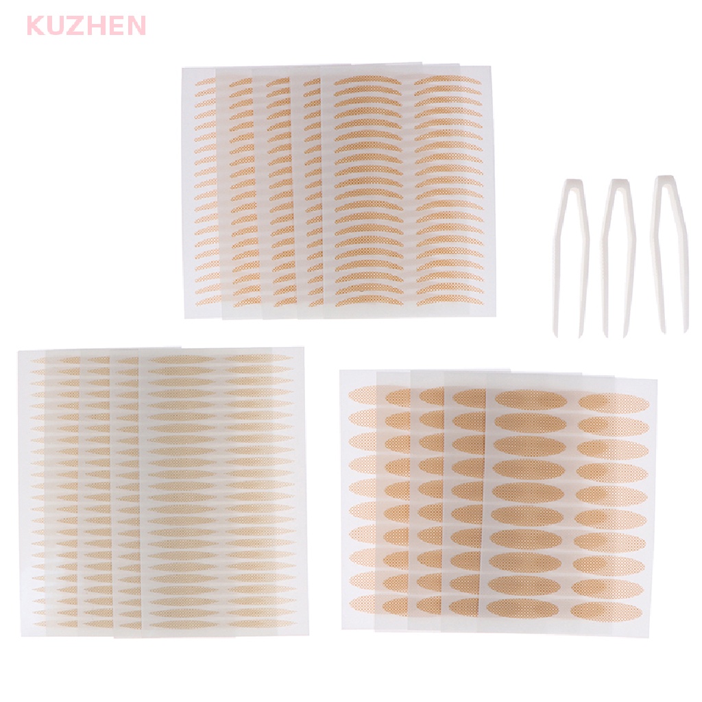 Set 200 miếng dán kích mí KUZHEN dạng lưới vô hình