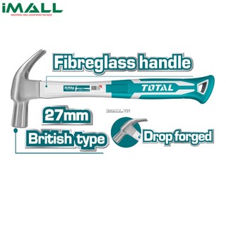 ĐỒ NGHỀ TOTAL Búa nhổ đinh 27MM THT73227