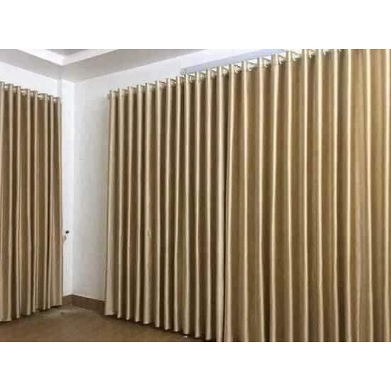 Rèm cửa giá rẻ, chất liệu gấm dệt 3 lớp cản sáng tốt, bền đẹp | Shopee ...