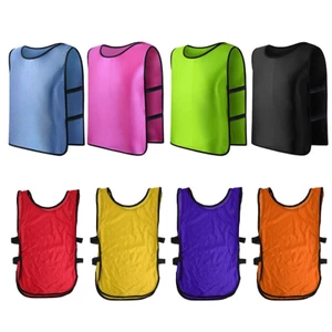 Trẻ em Đội trẻ em Thể thao Bóng đá Huấn luyện bóng đá Pinnies Jerseys Train Bib Vest