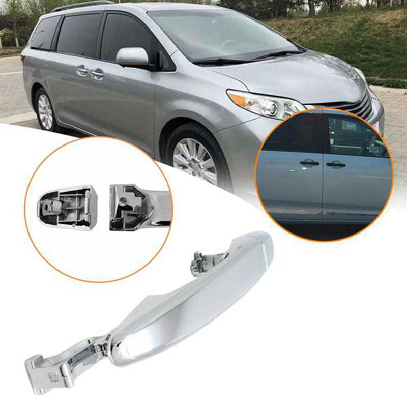 Set 2 Tay Nắm Cửa Phía Sau Dành Cho Xe Ô Tô toyota sienna 2004-2010 69213-08020 69227-08040
