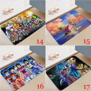 Thảm Cửa Hoạt Hình Nhật Bản Anime Son Goku DRAGON BALL Phòng Ngủ Văn Phòng Trang Trí Nhà Cửa Thảm Sàn Chống Trơn Trượt (60x40CM)
