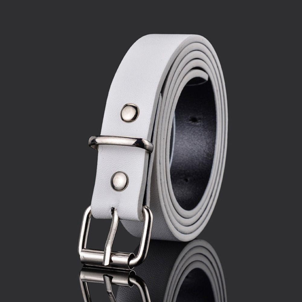 Dây da trẻ em WOODNEST Thiết kế sang trọng Dây đeo thắt lưng mỏng cổ điển thông thường