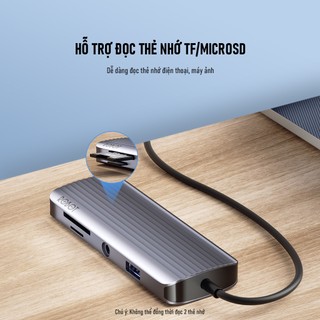 HUB Type-C chuyển đổi 9 in 1 ROBOT HT590