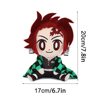 Thú Nhồi Bông Hình Nhân Vật Anime Demon Slayer Agatsuma Zenitsu Giyuu Tanjiro Nezuko Inosuke 20cm