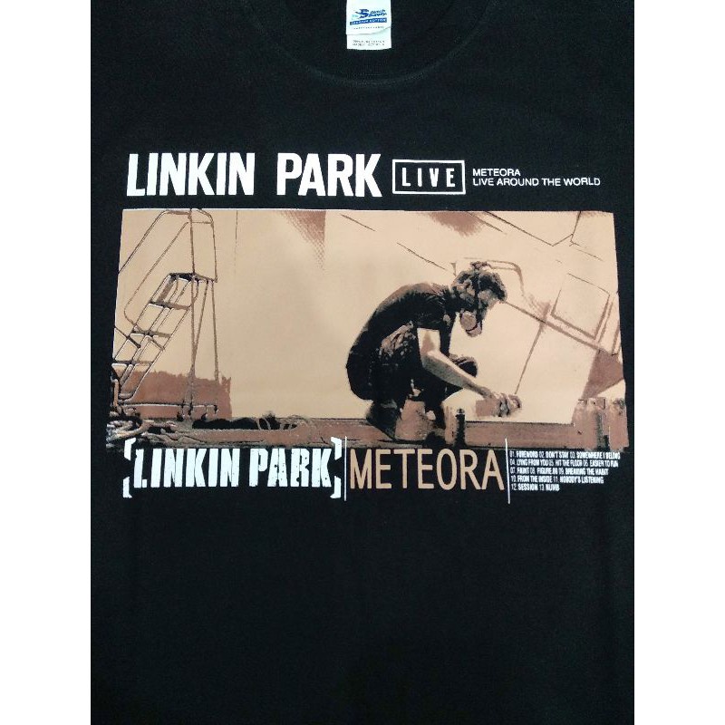 Áo Thun Ngắn Tay In Hình Linkin Park Meteora Cá Tính Cho Nam Và Nữ