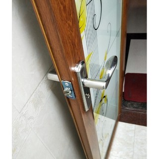 Khóa Cửa Vệ Sinh Cửa Trong Nhà Vệ Sinh Phòng Tắm Phòng Tắm Phòng Tắm Phòng Vệ Sinh Tay Cầm Bằng Thép Không Gỉ Lưỡi Đơn Keyless