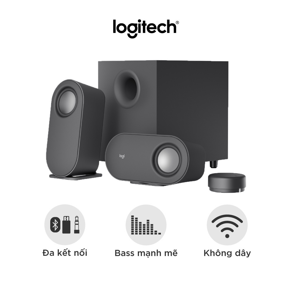 Loa máy tính Bluetooth Logitech Z407 - Đa kết nối (USB, AUX ...