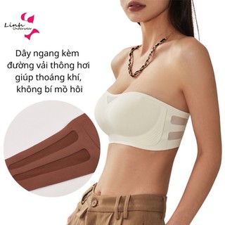 Áo cup ngực không dây chống tụt, không đường may, mát mịn cho nữ A13 Phương Linh Underwear