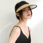 Mũ Rơm EBINLANDS Vành Rộng Mũ Chống Nắng Di Động Mùa Hè