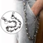ESSENCEH Punk Skull Belt Thời trang Gothic HipHop Liên kết cuộn dây