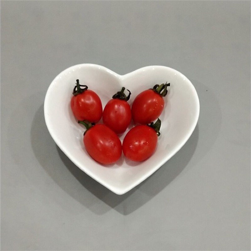 Chén Hình Trái Tim Melamine Cao Cấp - bộ chén làm thôi nôi