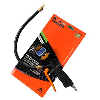 Đồng hồ bơm lốp xe điện tử 7 Bag, 100 PSI KAPUSI Nhật Bản màn hình LCD hiển thị số, Bh 12 tháng Kouritsu Official Store