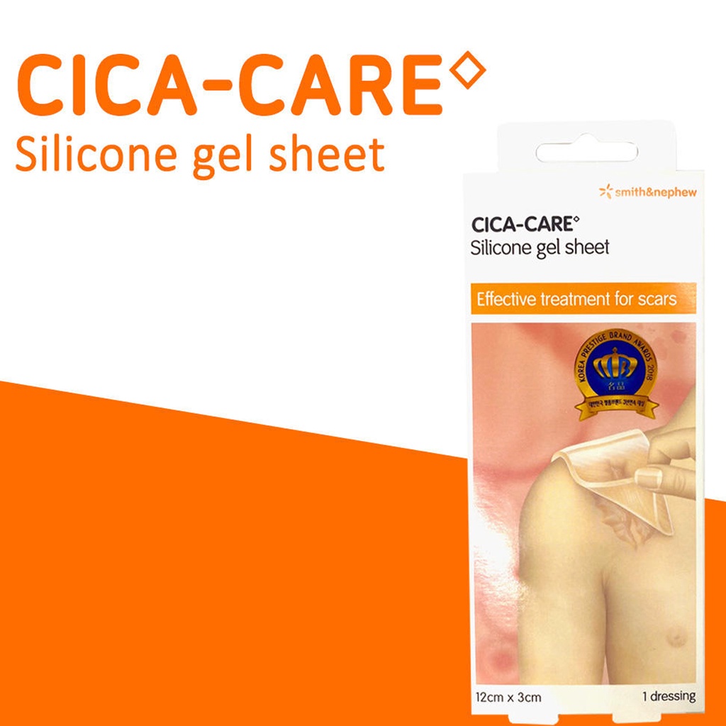 Tấm Gel Silicon Hỗ Trợ Giảm Sẹo 12X3Cm Smith & Nephew Cica