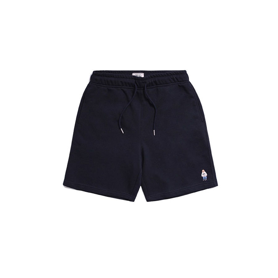 【WHO.A.U】SSteve embroidery half pants WHO.A.U] Quần Shorts Steve Embroidery Half Pants Unisex