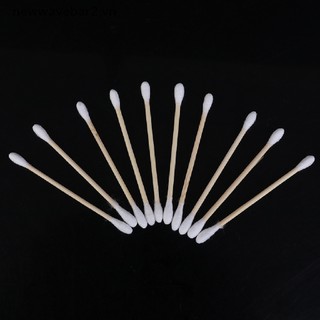 Set 100 Tăm Bông Cotton Hai Đầu Dùng Một Lần Trang Điểm Hàng Ngày