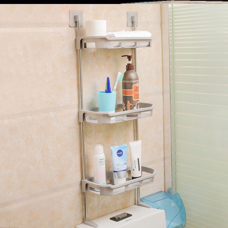[Mã LIFEXANH03 giảm 10% đơn 500K] Kệ 2 và 3 Tầng Đa Năng Để Trên Bồn Cầu