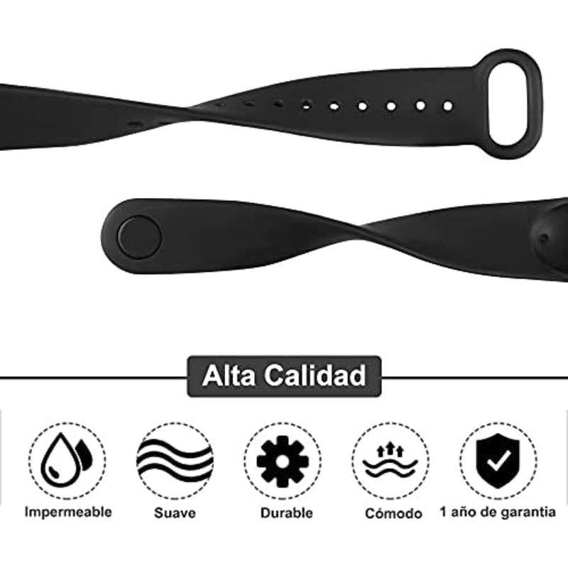 Dây Đeo Cho Xiaomi Mi Band 7 6 5 Dây Đeo Tay Silicon Vòng Tay Thay Thế Cho Xiaomi Band7 Band6 Band5 Cổ Tay Màu Mềm Dây Đeo
