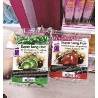 Viên Serum Dưỡng Tóc Super Long Hair Thái Lan Kích Thích Mọc Tóc Nhanh và Nuôi Dưỡng Tóc chắc khoẻ