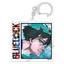 HT2 Khóa Xanh Móc Khóa Anime Móc Khóa Acrylic Dễ Thương Túi Mặt Dây Chuyền Hoạt Hình Yukimiya Sae Nagi Rin Isagi Móc Chìa Khóa Quà Tặng TH2