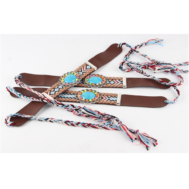 HSV Đai Mũ Phương Tây DIY Phương Tây Đính Hạt Hatband Mũ Cao Bồi Ban Nhạc Người Mỹ Bản Địa Mũ Ban Nhạc DIY Mũ Ban Nhạc Mexico Mũ Ba