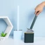 Cây Cọ Toilet Bồn Cầu Bằng SiliCon Có Hộp Đựng Giá Đựng Dán Tường