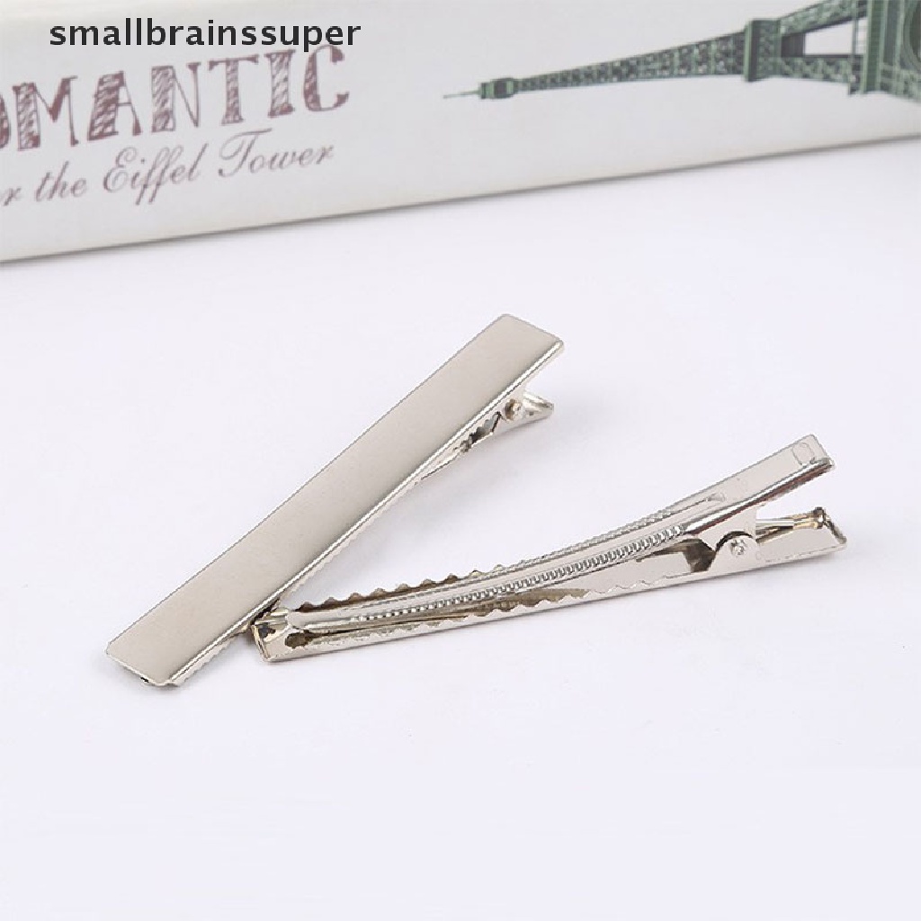 Set 50 Kẹp Tóc Cá Sấu Bằng Kim Loại Có Răng Kẹp DIY SBS