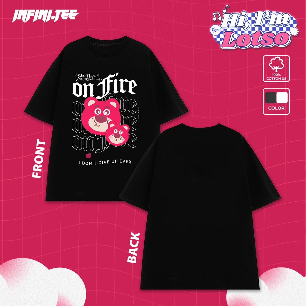 Áo thun INFINITEE Fni31T, Thun 100% Cotton - form rộng Unisex.
