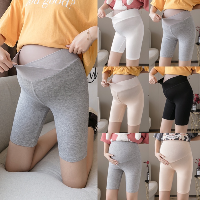 Quần Legging Lưng Thấp An Toàn Phong Cách Mới 2022 Cho Mẹ Bầu