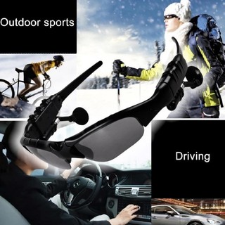 Kính Mát Phân Cực 2 Trong 1 Kết Nối Bluetooth Kèm Mic Cho Điện Thoại